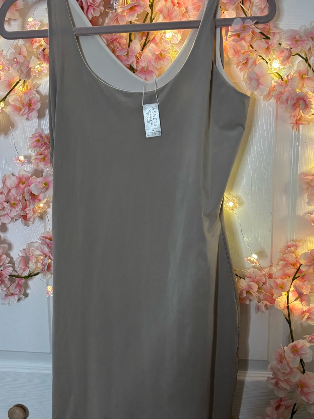 Assets By Spanx Taupe Seamless Slip reversible
